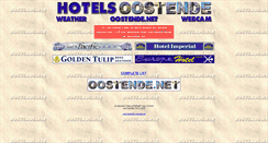 Desktop Screenshot of hotels.oostende.net