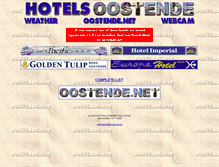 Tablet Screenshot of hotels.oostende.net